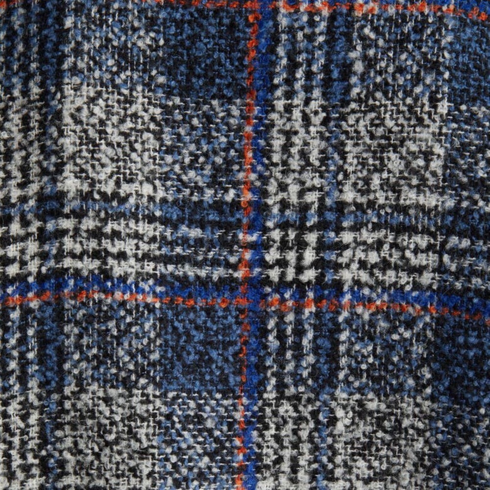 Avec Les Filles Blue Plaid Bomber Jacket NEW never worn - Picture 7 of 12